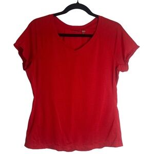 Zella Vibrant Red Short Sleeve Tee